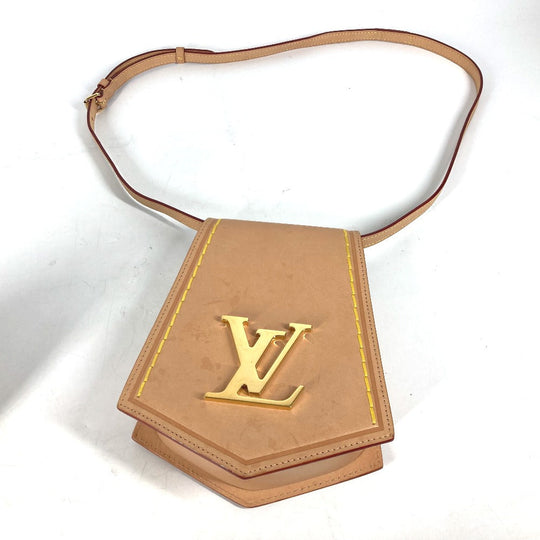 LOUIS VUITTON Shoulder Bag M22368 Nume leather beige Keybell XL PM Women Used Authentic