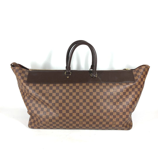 LOUIS VUITTON Boston Duffel bag N41155 Damier canvas Brown Damier Greenwich GM mens Used Authentic