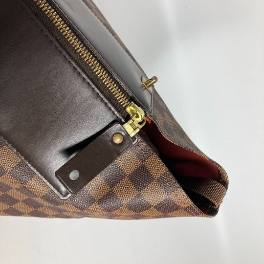 LOUIS VUITTON Boston Duffel bag N41155 Damier canvas Brown Damier Greenwich GM mens Used Authentic