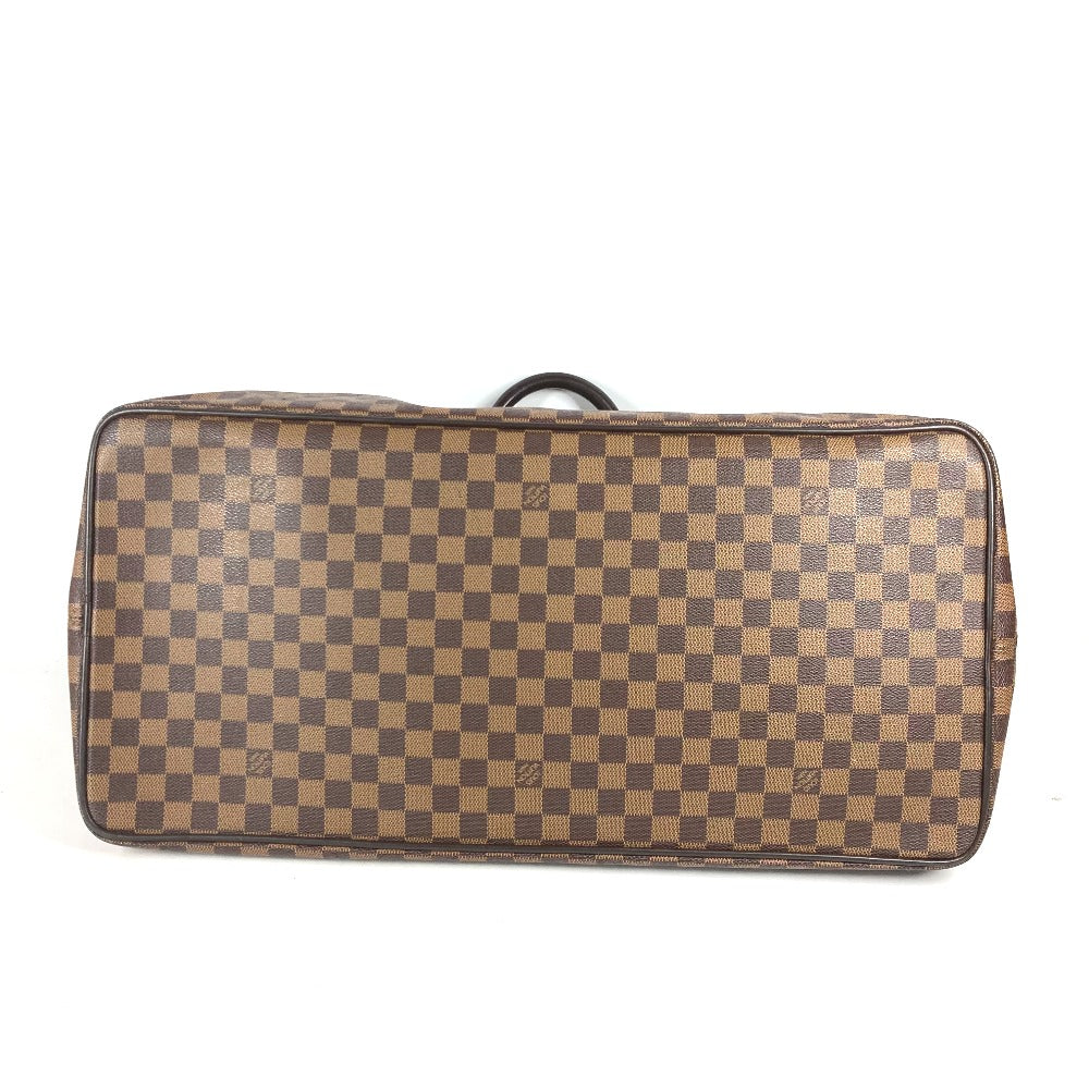 LOUIS VUITTON Boston Duffel bag N41155 Damier canvas Brown Damier Greenwich GM mens Used Authentic