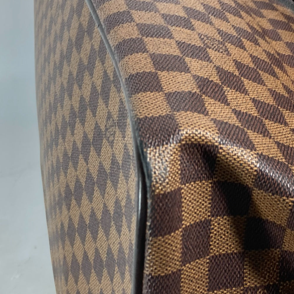 LOUIS VUITTON Boston Duffel bag N41155 Damier canvas Brown Damier Greenwich GM mens Used Authentic