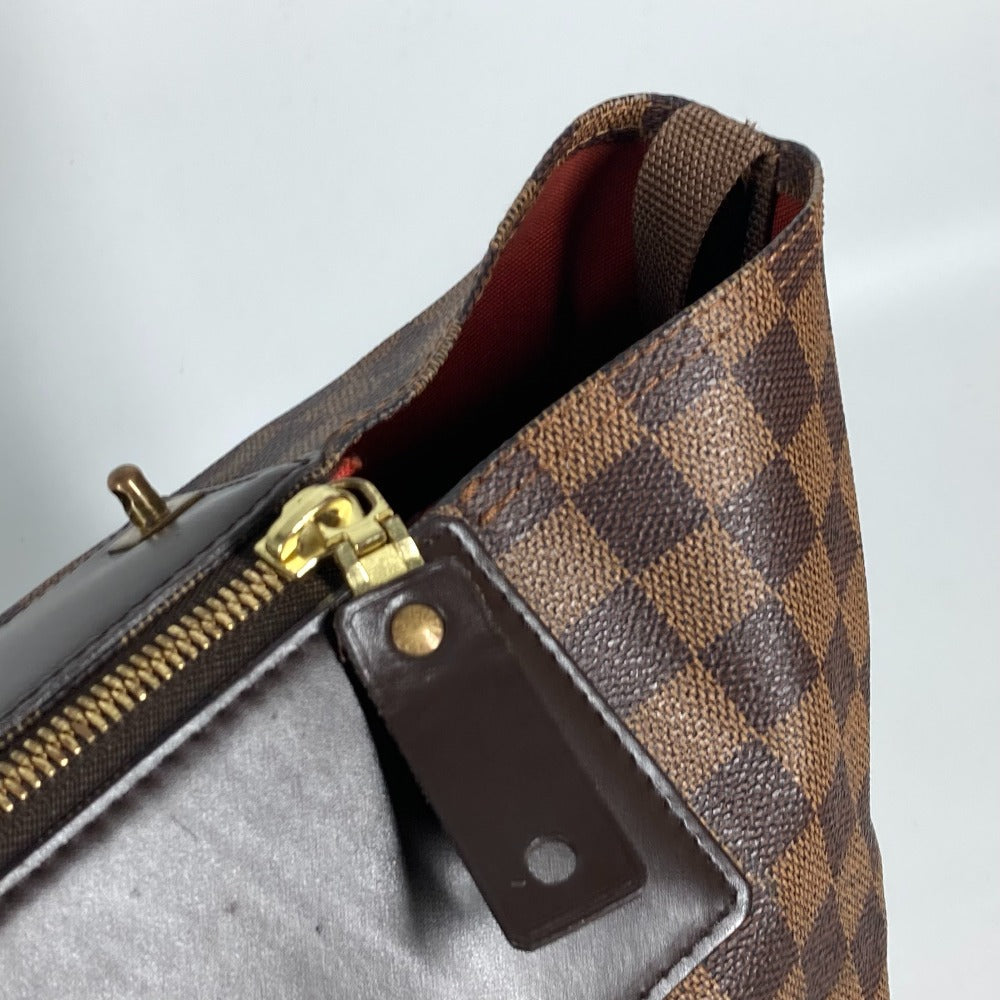 LOUIS VUITTON Boston Duffel bag N41155 Damier canvas Brown Damier Greenwich GM mens Used Authentic