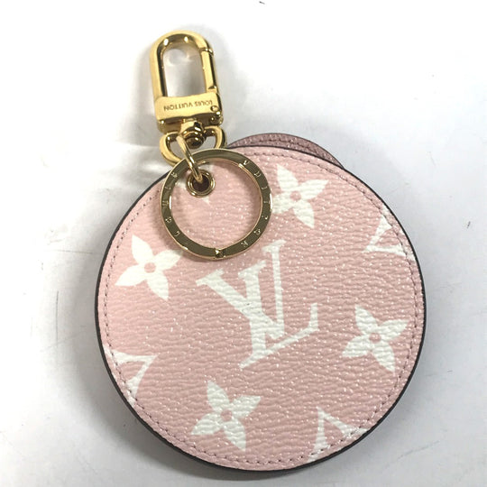 LOUIS VUITTON key ring M67847 Monogram giant canvas Red Monogram Giant Porto Cray Rustre Women Used Authentic