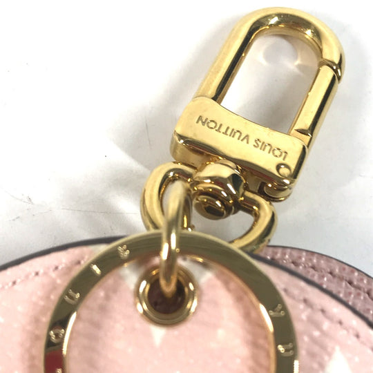 LOUIS VUITTON key ring M67847 Monogram giant canvas Red Monogram Giant Porto Cray Rustre Women Used Authentic