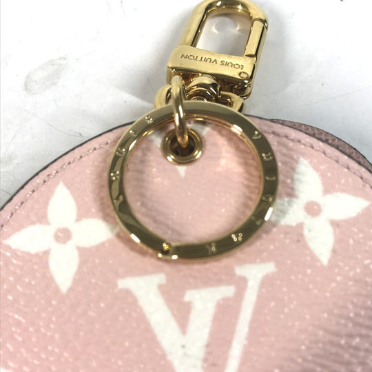 LOUIS VUITTON key ring M67847 Monogram giant canvas Red Monogram Giant Porto Cray Rustre Women Used Authentic