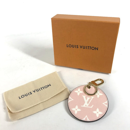 LOUIS VUITTON key ring M67847 Monogram giant canvas Red Monogram Giant Porto Cray Rustre Women Used Authentic