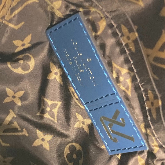 LOUIS VUITTON Backpack M21060 Nylon, Monogram Canvas Navy monogram palm springs Backpack MINI