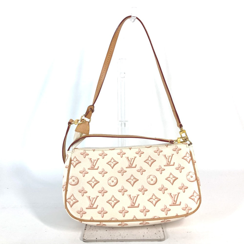 LOUIS VUITTON Shoulder Bag M20920 Monogram canvas Beige type Monogram Maxi Pochette Accessory Women Used Authentic