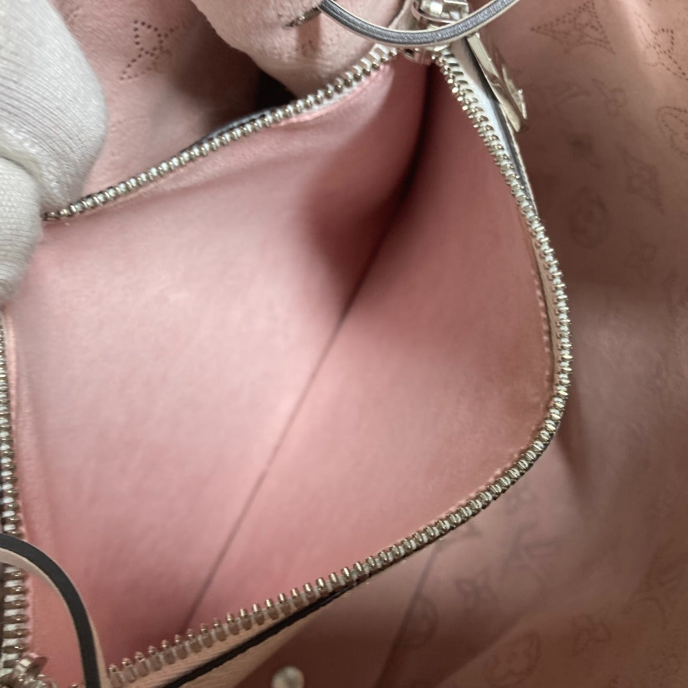 LOUIS VUITTON Shoulder Bag M58483 monogram mahina leather white Monogram Mahina Mulia Women Used Authentic