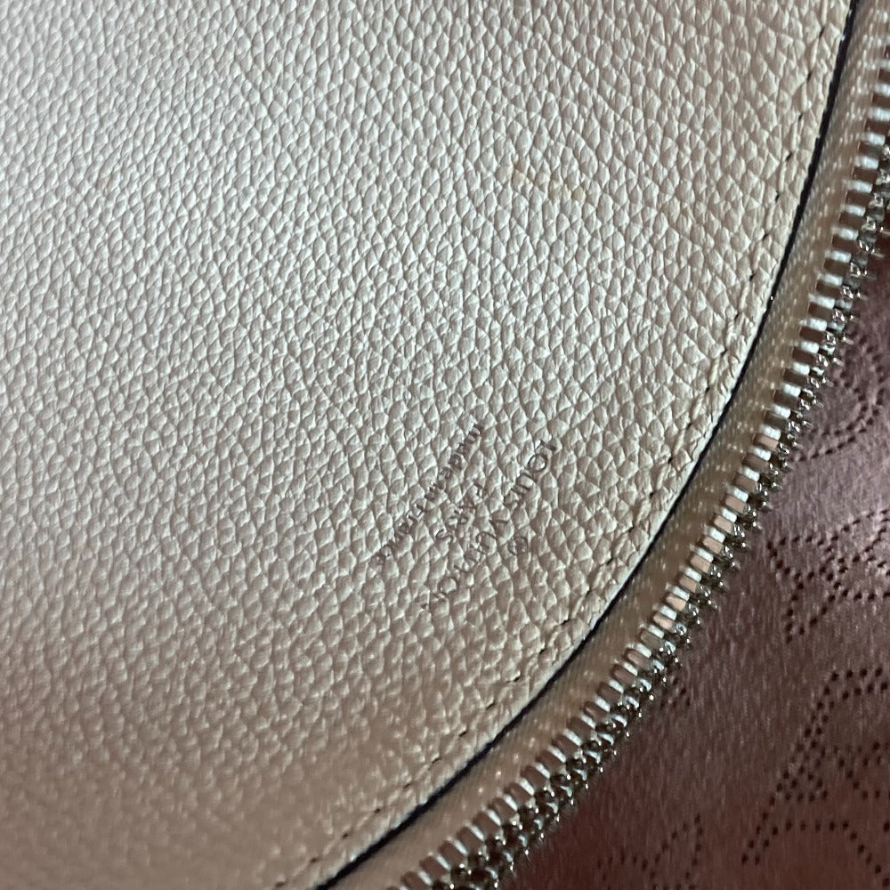 LOUIS VUITTON Shoulder Bag M58483 monogram mahina leather white Monogram Mahina Mulia Women Used Authentic