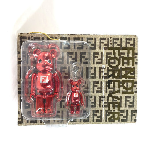 FENDI charm plastic Red Unopened Medicom Toy BE @ RBRICK unisex(Unisex) Used Authentic