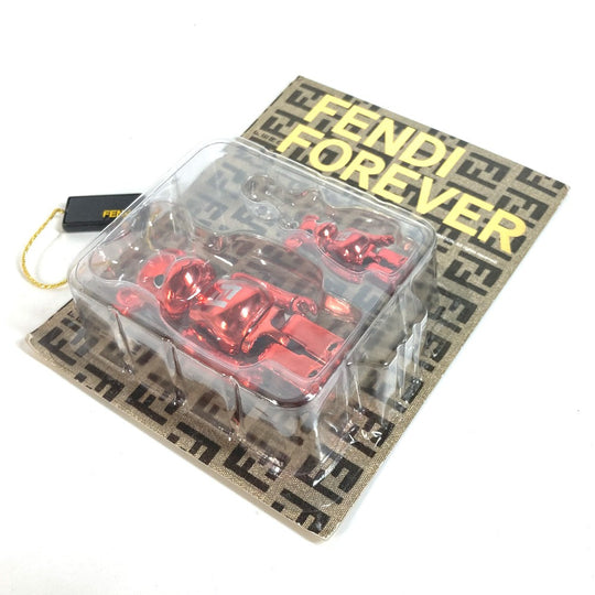 FENDI charm plastic Red Unopened Medicom Toy BE @ RBRICK unisex(Unisex) Used Authentic