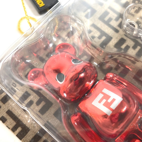 FENDI charm plastic Red Unopened Medicom Toy BE @ RBRICK unisex(Unisex) Used Authentic