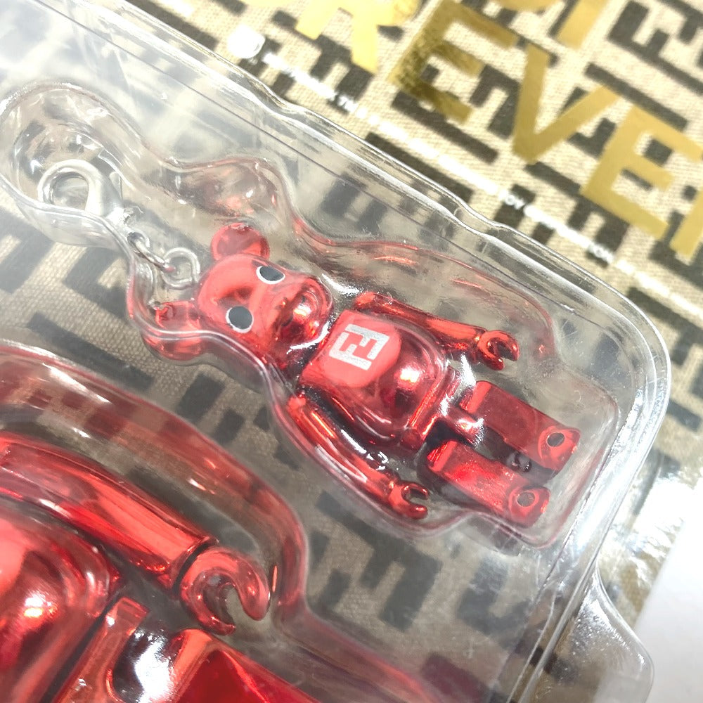 FENDI charm plastic Red Unopened Medicom Toy BE @ RBRICK unisex(Unisex) Used Authentic