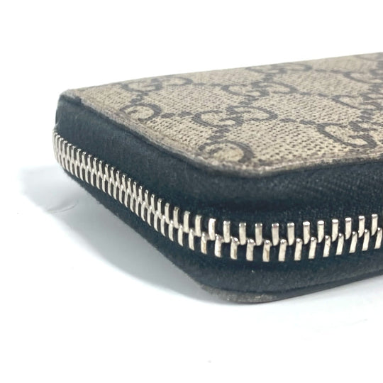 GUCCI Coin case 451276 GG Supreme Canvas beige GG Supreme Tiger Tiger mens Used Authentic