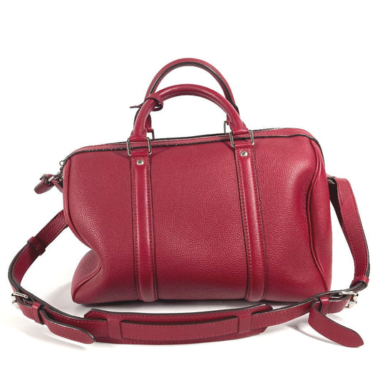 LOUIS VUITTON Handbag M94341  Voca Stains all leather Red Parnasea SC Bag PM Women Used Authentic