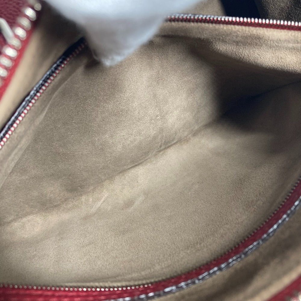 LOUIS VUITTON Handbag M94341  Voca Stains all leather Red Parnasea SC Bag PM Women Used Authentic