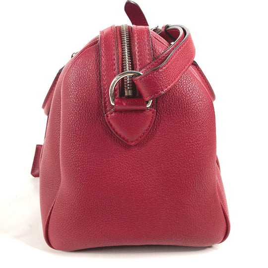 LOUIS VUITTON Handbag M94341  Voca Stains all leather Red Parnasea SC Bag PM Women Used Authentic