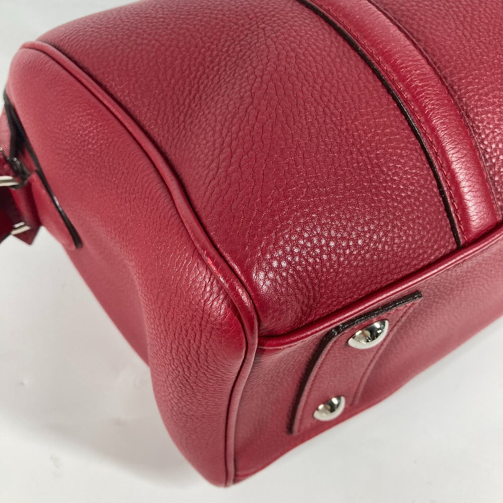 LOUIS VUITTON Handbag M94341  Voca Stains all leather Red Parnasea SC Bag PM Women Used Authentic