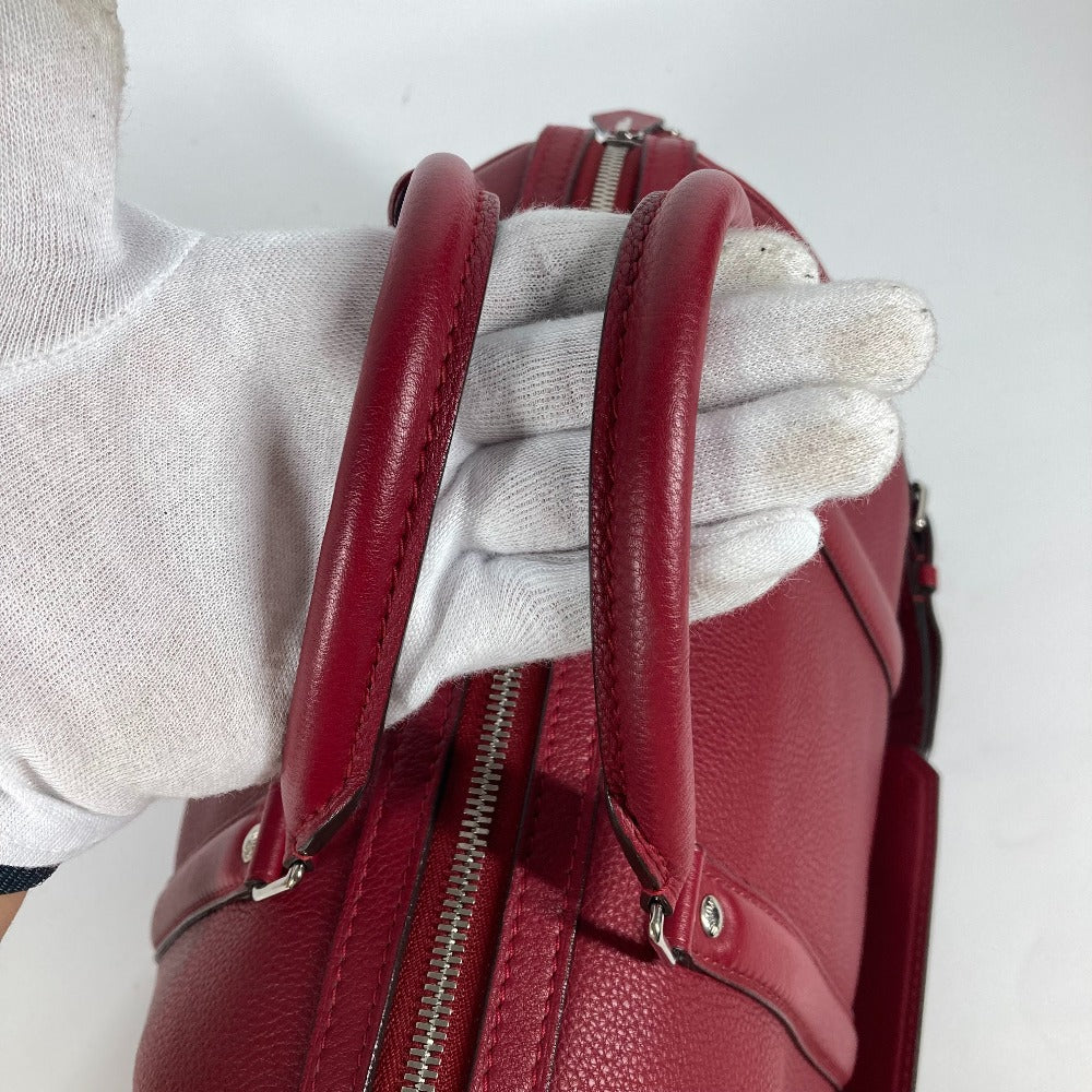 LOUIS VUITTON Handbag M94341  Voca Stains all leather Red Parnasea SC Bag PM Women Used Authentic