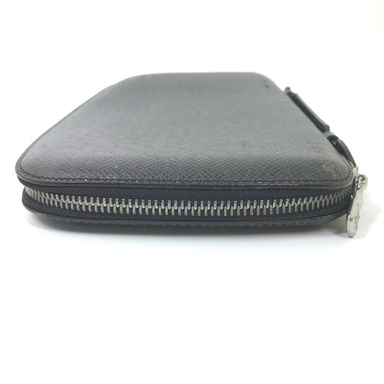 LOUIS VUITTON Long Wallet Purse M30652 Taiga Leather black Taiga Organizer Atoll