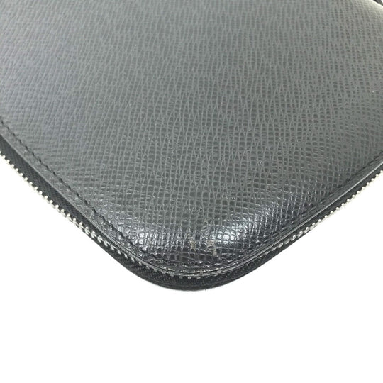 LOUIS VUITTON Long Wallet Purse M30652 Taiga Leather black Taiga Organizer Atoll