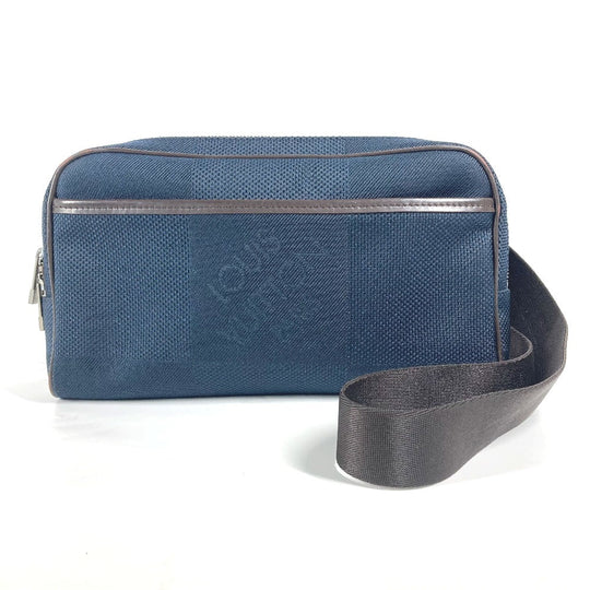 LOUIS VUITTON Sling bag N41128  Damier Jean Canvas Navy Damier Jean Acrobat mens Used Authentic