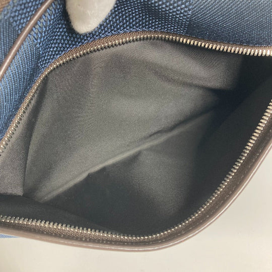 LOUIS VUITTON Sling bag N41128  Damier Jean Canvas Navy Damier Jean Acrobat mens Used Authentic