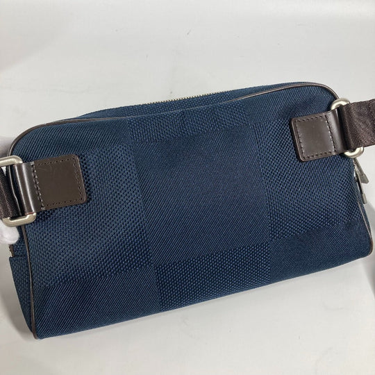 LOUIS VUITTON Sling bag N41128  Damier Jean Canvas Navy Damier Jean Acrobat mens Used Authentic