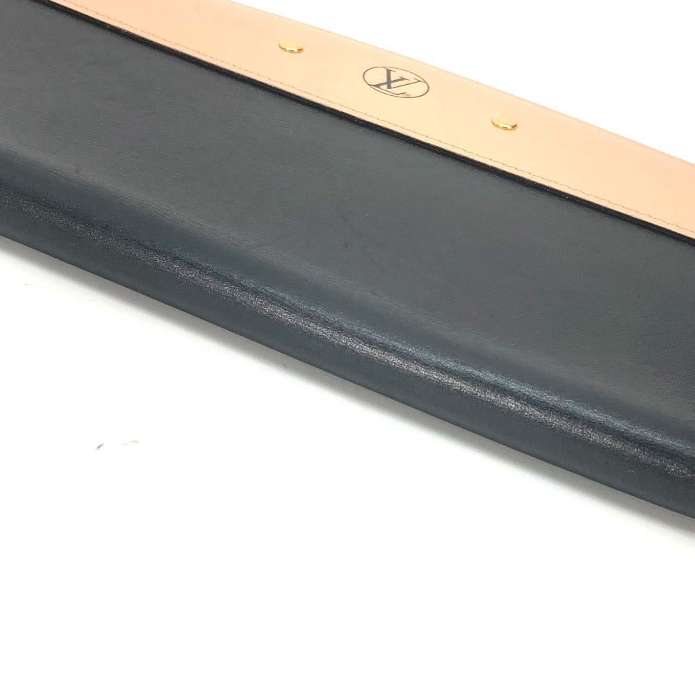 LOUIS VUITTON Long Wallet Purse M67231 leather black By color Portefeuille Steamer Women Used Authentic