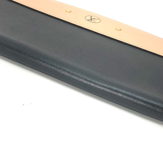 LOUIS VUITTON Long Wallet Purse M67231 leather black By color Portefeuille Steamer Women Used Authentic