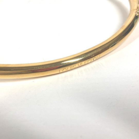 LOUIS VUITTON Necklace MP2409 metal gold Feather Necklace Women Used Authentic