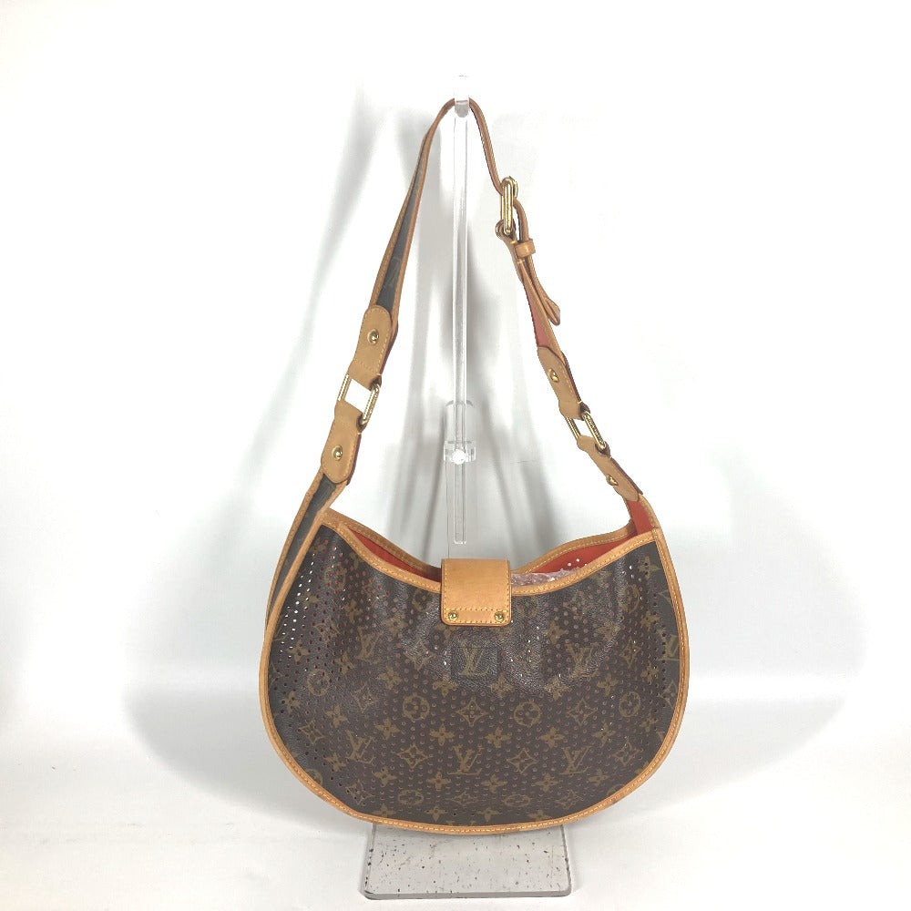 HERMES Tote Bag canvas Red Sac de Pansage Groom Women Used Authentic