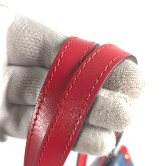 LOUIS VUITTON Tote Bag M44992 Denim, Leather blue Monogram denim On-the-go GM