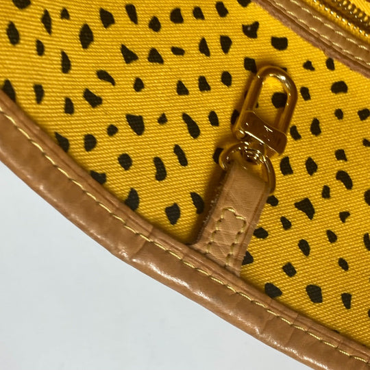 LOUIS VUITTON Tote Bag M40685 Monogram canvas yellow Yayoi Kusama collaboration monogram wave dot Neverfull MM