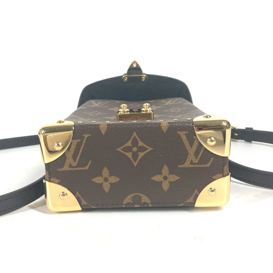 LOUIS VUITTON Shoulder Bag M82465 Monogram reverse canvas Brown Monogram reverse Camera box Women Used Authentic