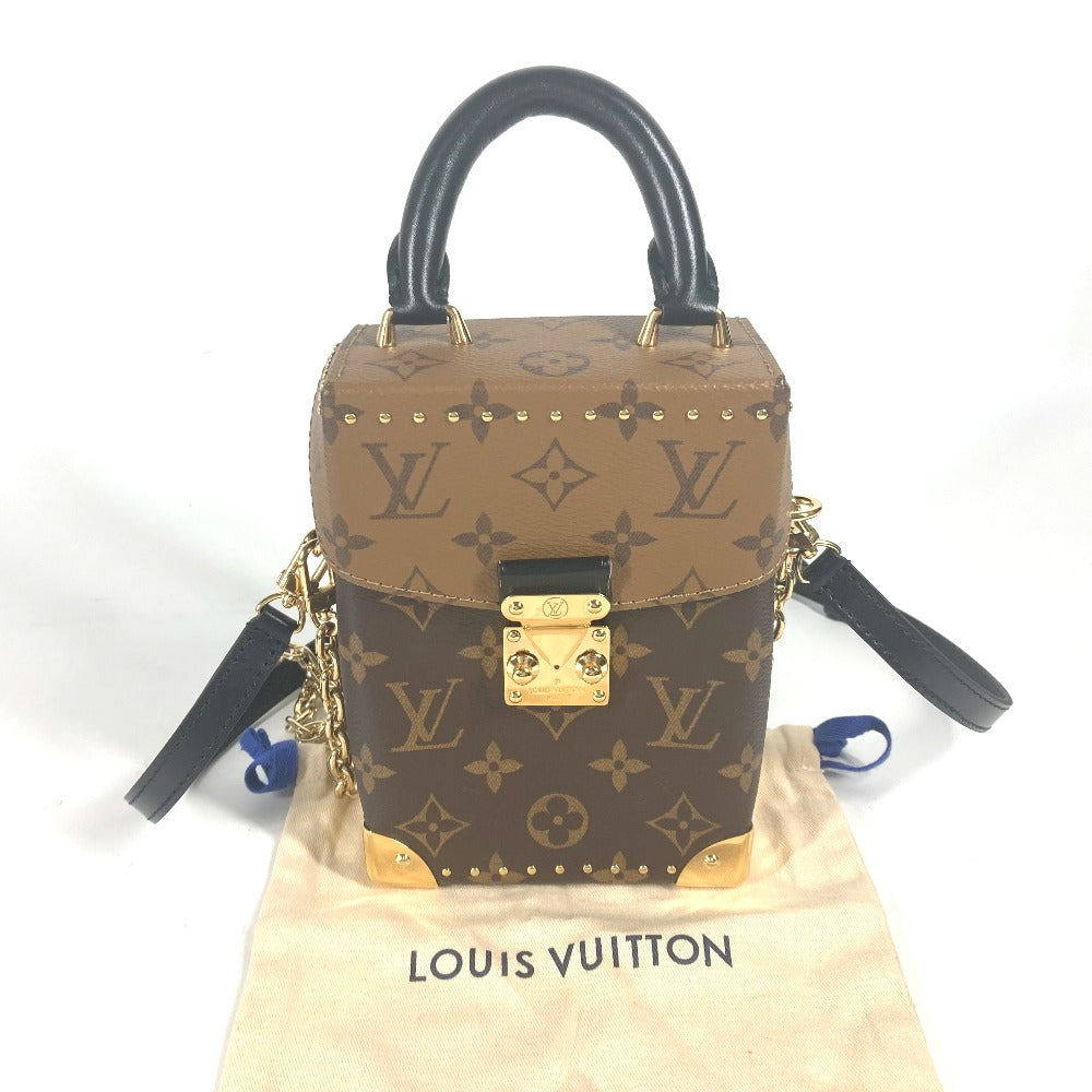 LOUIS VUITTON Shoulder Bag M82465 Monogram reverse canvas Brown Monogram reverse Camera box Women Used Authentic