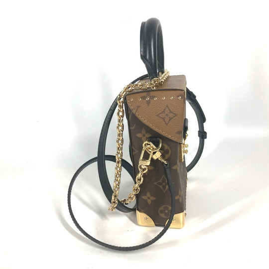 LOUIS VUITTON Shoulder Bag M82465 Monogram reverse canvas Brown Monogram reverse Camera box Women Used Authentic