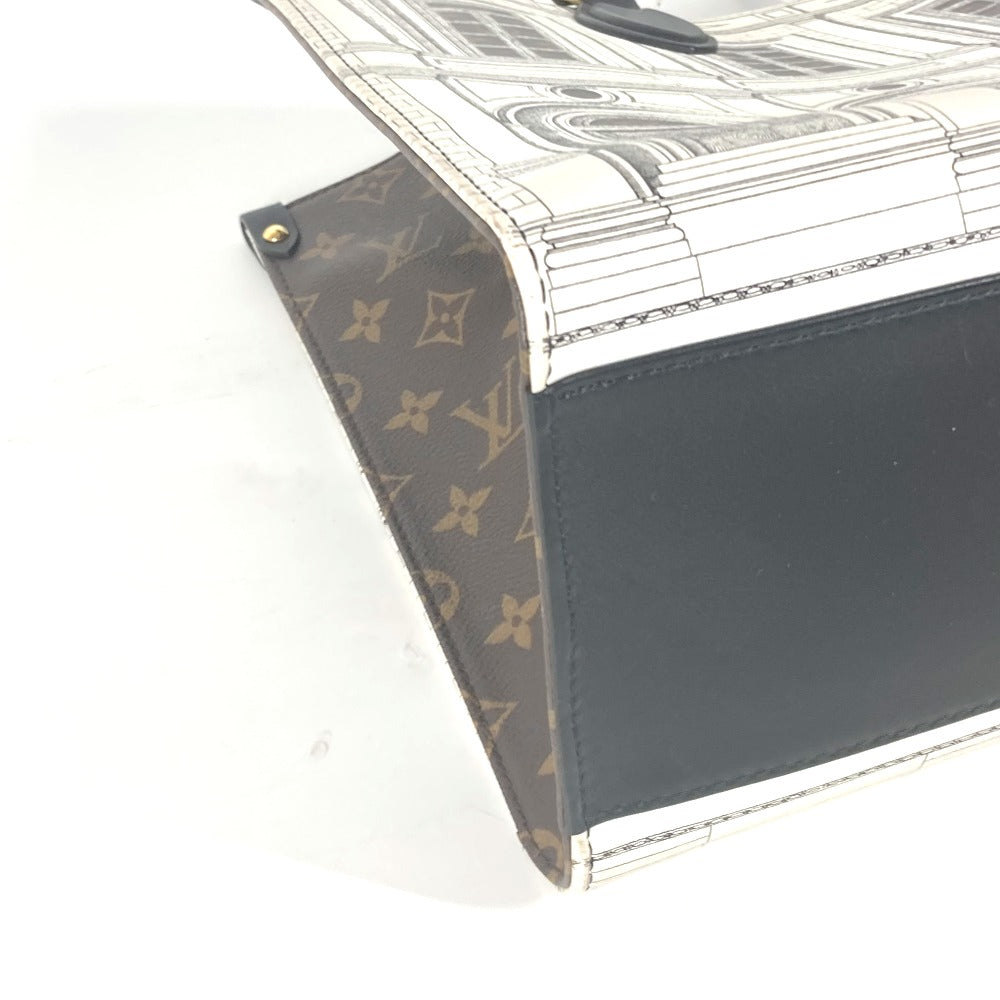 LOUIS VUITTON Shoulder Bag M59264 Calf leather white Nicolas Ghesquire Fornasetti On the Go MM Women Used Authentic