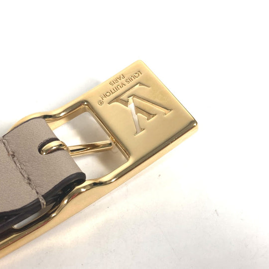 LOUIS VUITTON belt M8370Y Monogram canvas, leather Brown Monogram Belt: LV Duo 18MM reversible Women 70 Used Authentic