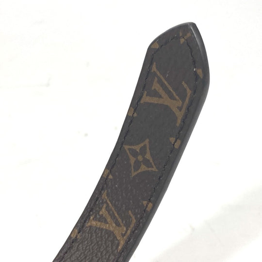 LOUIS VUITTON belt M8370Y Monogram canvas, leather Brown Monogram Belt: LV Duo 18MM reversible Women 70 Used Authentic