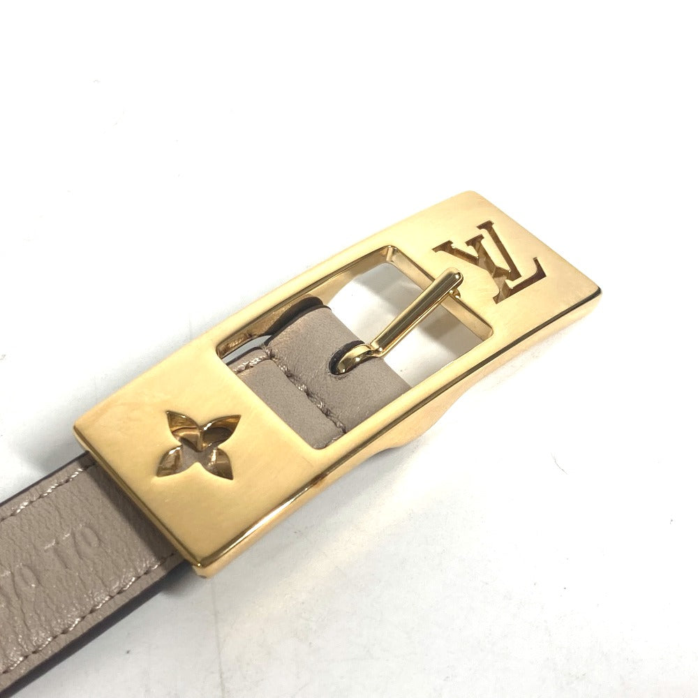 LOUIS VUITTON belt M8370Y Monogram canvas, leather Brown Monogram Belt: LV Duo 18MM reversible Women 70 Used Authentic