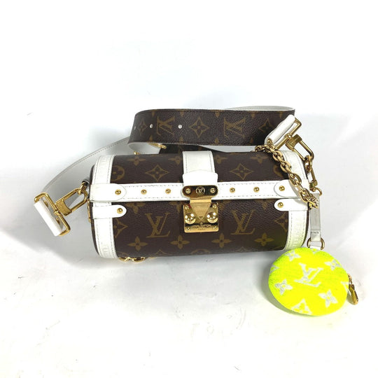 LOUIS VUITTON Shoulder Bag M81485 Monogram canvas Brown Monogram Papillon Trunk