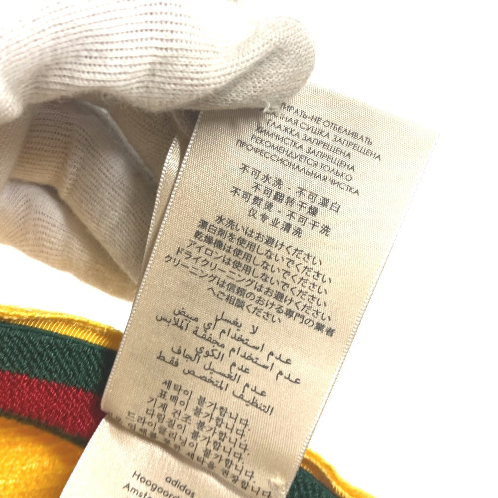 GUCCI Sun visor 696481 Raffia yellow Adidas adidas collaboration logo Sherry Line unisex(Unisex) S Used Authentic
