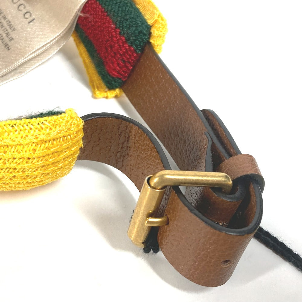 GUCCI Sun visor 696481 Raffia yellow Adidas adidas collaboration logo Sherry Line unisex(Unisex) S Used Authentic