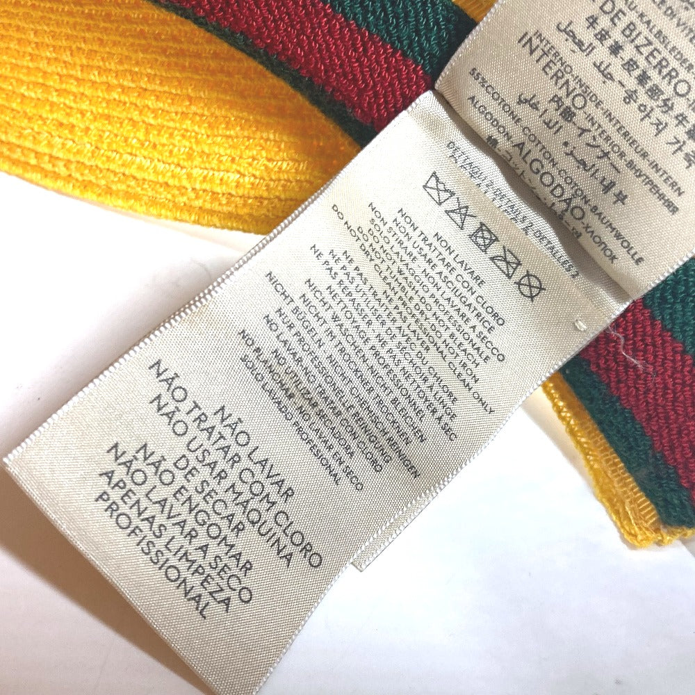 GUCCI Sun visor 696481 Raffia yellow Adidas adidas collaboration logo Sherry Line unisex(Unisex) S Used Authentic