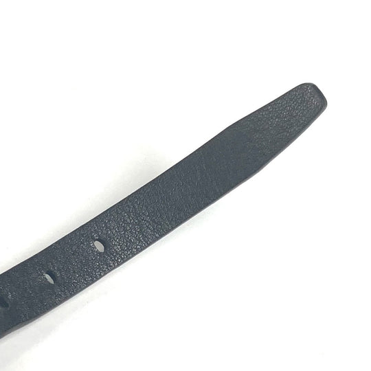 LOUIS VUITTON bracelet M6257E leather black Double bracelet brasle neogram mens Used Authentic