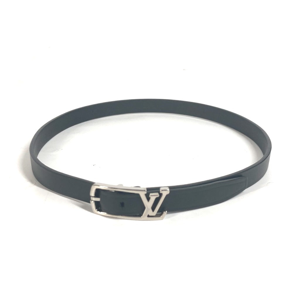 LOUIS VUITTON bracelet M6257E leather black Double bracelet brasle neogram mens Used Authentic