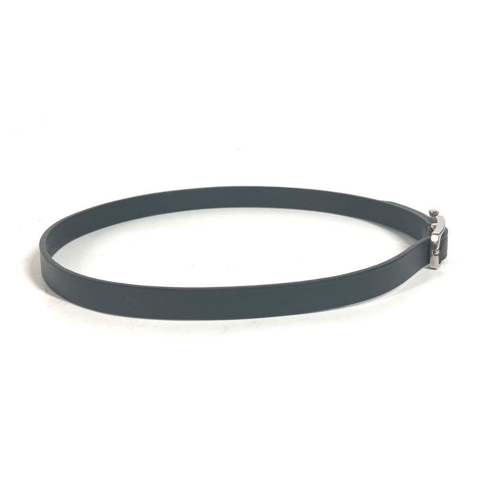 LOUIS VUITTON bracelet M6257E leather black Double bracelet brasle neogram mens Used Authentic