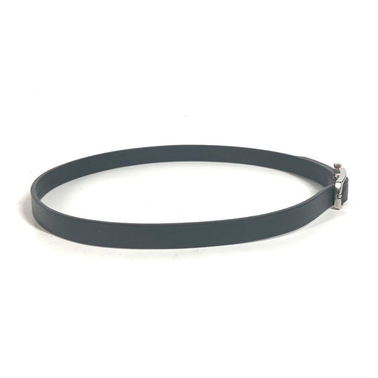 LOUIS VUITTON bracelet M6257E leather black Double bracelet brasle neogram mens Used Authentic